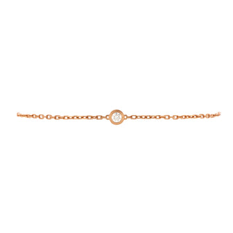 Cartier D'Amour Bracelet 18K Rose Gold and Diamond Small