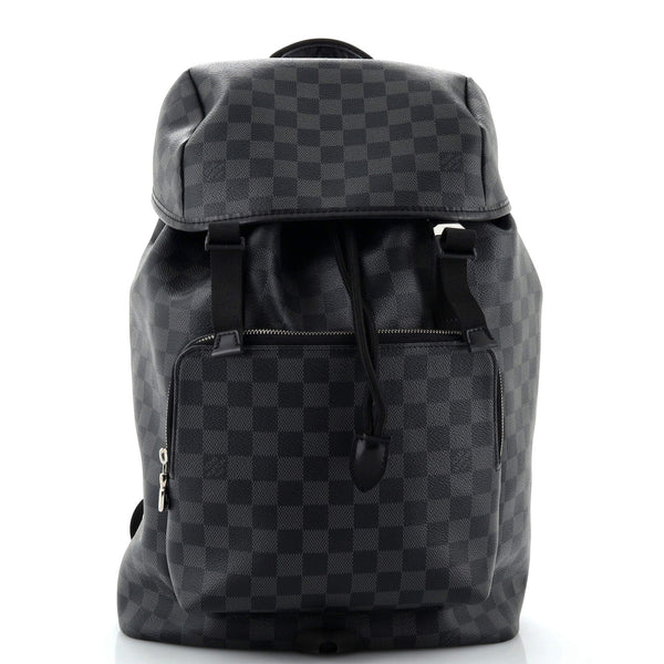 louis vuitton backpack zack Louis Vuitton Zack Backpack Damier Graphite Black 2811581