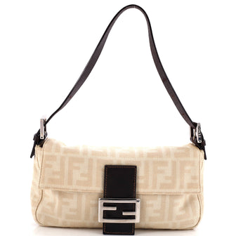 Fendi Vintage Baguette Bag Zucca Jacquard