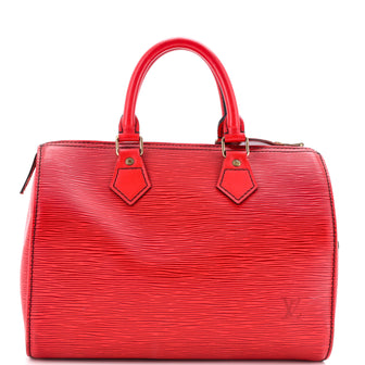Louis Vuitton Speedy Handbag Epi Leather 25