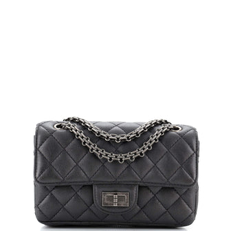 Chanel Reissue 2.55 Flap Bag Quilted Aged Calfskin Mini