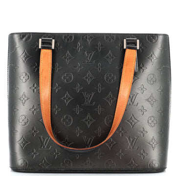 Louis Vuitton Mat Stockton Handbag Monogram Vernis