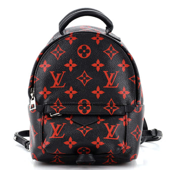 Louis Vuitton Palm Springs Backpack Limited Edition Monogram Infrarouge Mini
