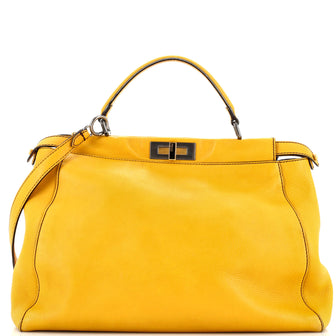 Fendi Peekaboo Bag Soft Leather Large