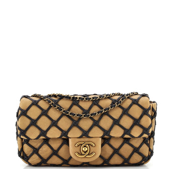 Chanel Canebiers Flap Bag Calfskin Medium