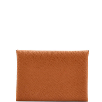 Hermes Calvi Duo Card Holder Epsom