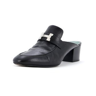 Hermes Women's Paradis Mule Pumps Leather