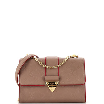 Louis Vuitton Saint Sulpice Handbag Monogram Empreinte Leather PM
