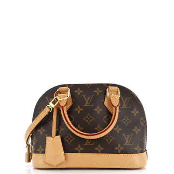 Louis Vuitton Alma Handbag Monogram Canvas BB