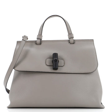 Gucci Bamboo Daily Top Handle Bag Leather Medium