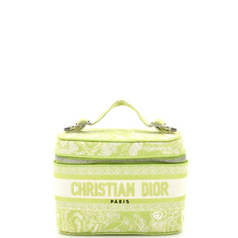 Christian Dior DiorTravel Vanity Case Embroidered Canvas