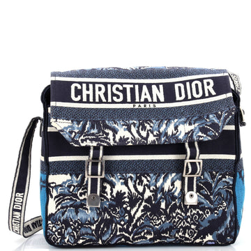 Christian Dior Diorcamp Messenger Bag Embroidered Canvas
