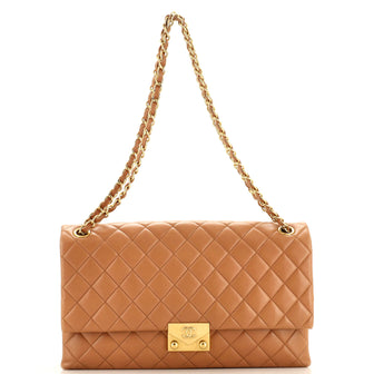 Chanel Envelope Lock 3 Bag Quilted Lambskin Small