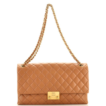 Chanel Envelope Lock 3 Bag Quilted Lambskin Small