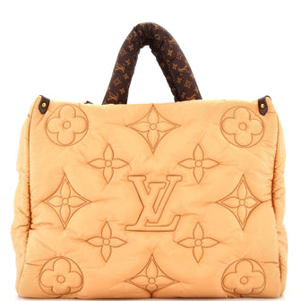Louis Vuitton Pillow OnTheGo Tote Monogram Quilted Econyl Nylon GM