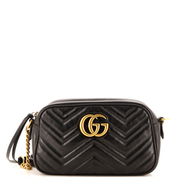 Gucci GG Marmont Shoulder Bag Matelasse Leather Small