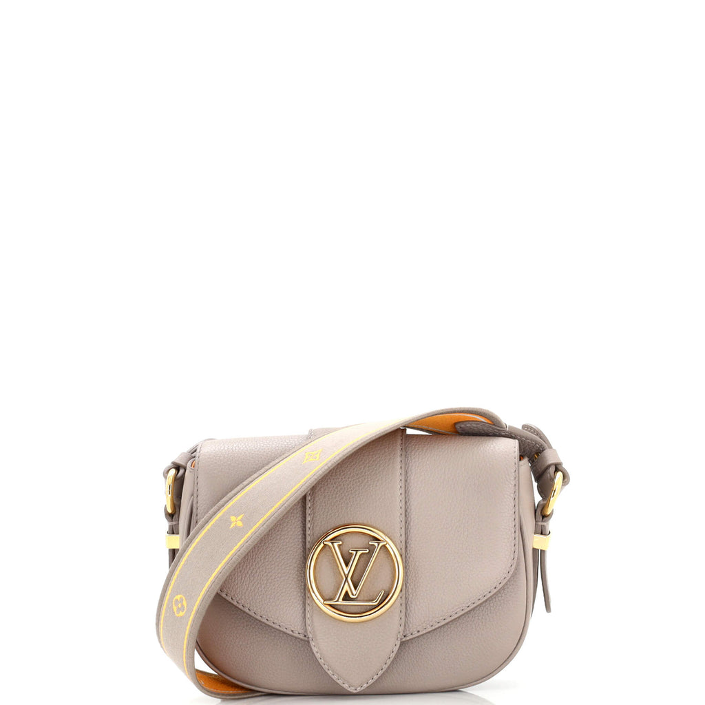 Louis Vuitton LV Pont 9 Soft Bag Leather PM Neutral 28136761