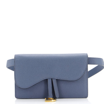 Christian Dior Saddle Rectangular Belt Bag Leather