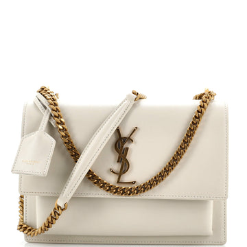 Saint Laurent Sunset Crossbody Bag Leather Medium