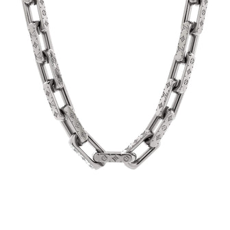 Louis Vuitton Monogram Chain Necklace Metal