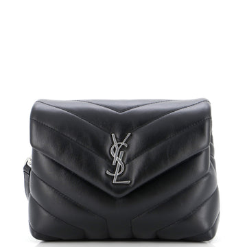 Saint Laurent Loulou Shoulder Bag Matelasse Chevron Leather Toy
