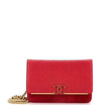Chanel Lady Coco Flap Bag Quilted Caviar and Suede Small