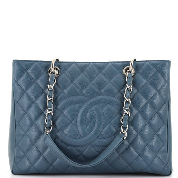 Chanel Grand Shopping Tote Quilted Caviar