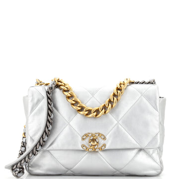 Chanel 19 Flap Bag Quilted Leather Medium