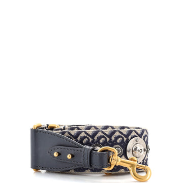 Christian Dior Shoulder Strap Embellished Oblique Canvas