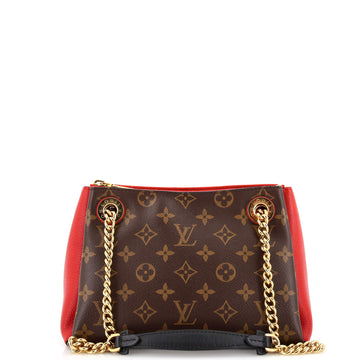 Louis Vuitton Surene Handbag Monogram Canvas with Leather BB