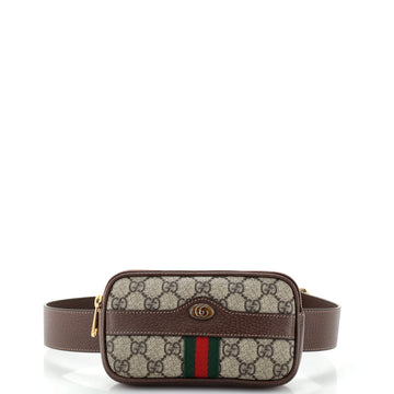 Gucci Ophidia Belt Bag GG Coated Canvas Mini