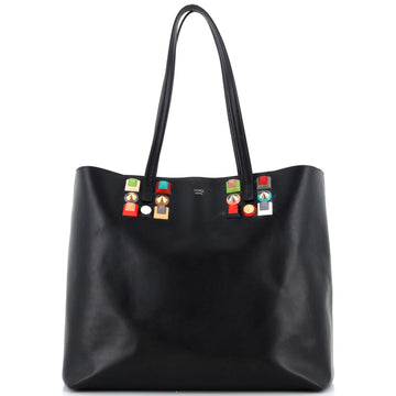 Fendi Roll Tote Studded Leather Medium
