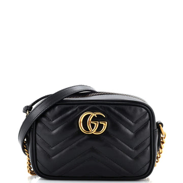 Gucci GG Marmont Shoulder Bag Matelasse Leather Mini