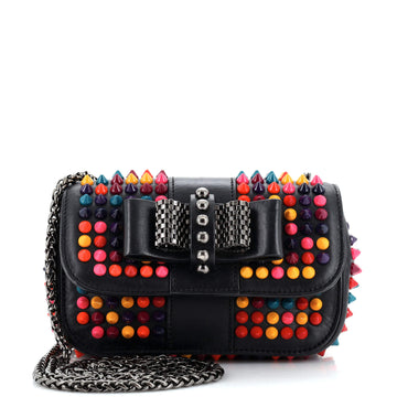Christian Louboutin Sweet Charity Crossbody Bag Spiked Leather Mini