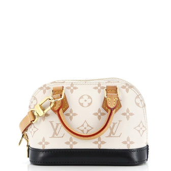 Louis Vuitton Alma Handbag Monogram Dune Canvas Nano