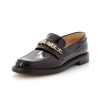 Chanel Women's Logo Loafers Patent