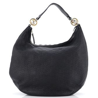 Gucci Twins Hobo Guccissima Leather Large
