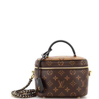 Louis Vuitton Vanity Handbag Reverse Monogram Canvas PM