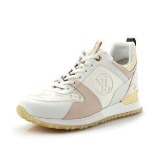Louis Vuitton Women's Run Away Sneakers Mesh with Monogram Canvas and Leather