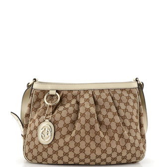 Gucci Sukey Messenger Bag GG Canvas Medium