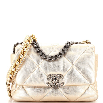 Chanel 19 Flap Bag Quilted Leather Medium