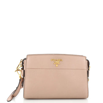 Prada Esplanade Crossbody Bag Saffiano with City Calf Small