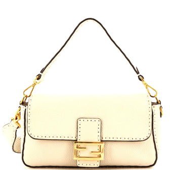 Fendi Selleria Baguette NM Bag Leather Medium