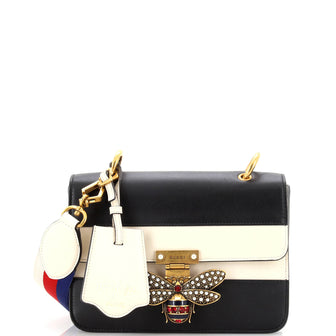 Gucci Queen Margaret Flap Bag Colorblock Leather Medium