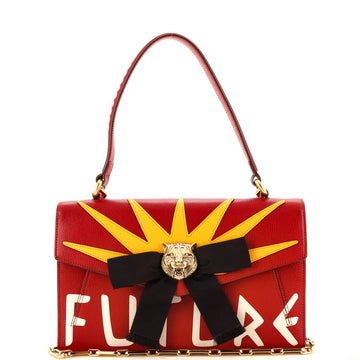 Gucci Osiride Top Handle Bag Printed Leather with Applique Small