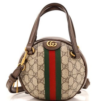 Gucci Ophidia Basketball Bag GG Coated Canvas Mini
