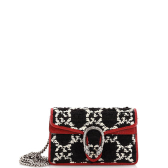 Gucci Dionysus Bag GG Tweed Super Mini