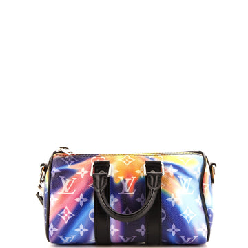 Louis Vuitton Keepall Bandouliere Bag Limited Edition Monogram Sunset Canvas XS