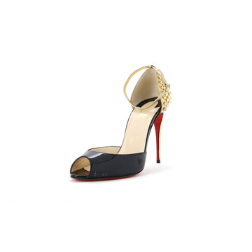 Christian Louboutin Women's Pina Spike Heels Patent and Leather 100