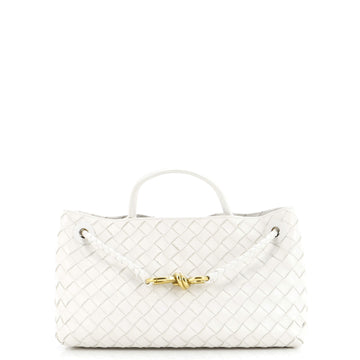 Bottega Veneta Andiamo East West Top Handle Bag Intrecciato Nappa Small